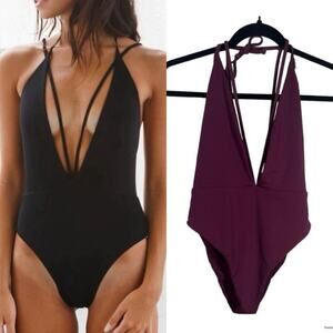 NWT SIEMPRE GOLDEN Trestles One Piece Swimsuit